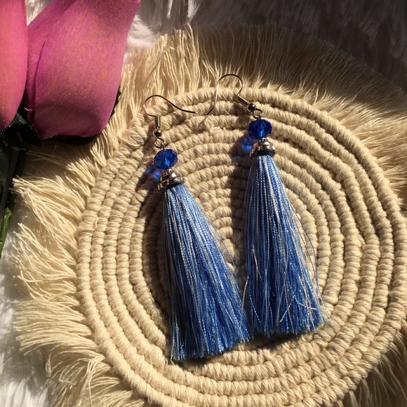 1 set Tassel Earring Handmade - Picture 5 of 7